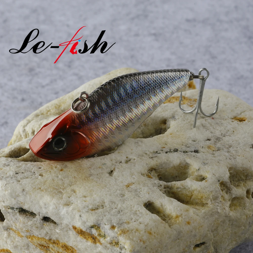 

Le fish 70mm 16g Sinking Vibration Artificial Hard Baits Crankbaits winter ice Salt Fishing Tackle wobblers