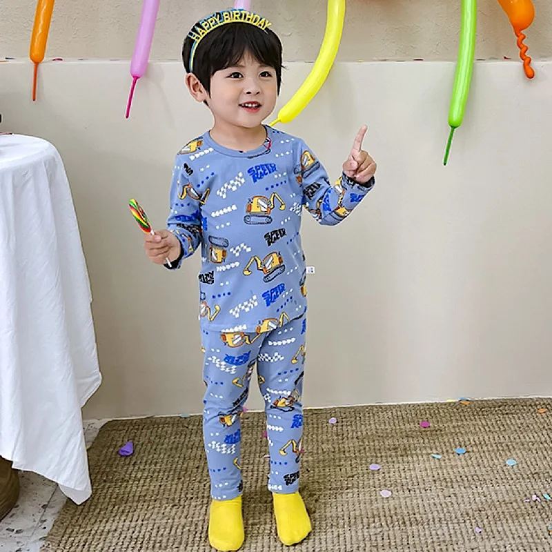 Пижама с единорогом для детей одежда сна мультяшным рисунком Детская на Хэллоуин