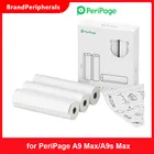 Термобумага PeriPage 107 мм, 3 рулона, без БФА, неклейкая, для чеков, для PeriPage A9 MaxA9s Max