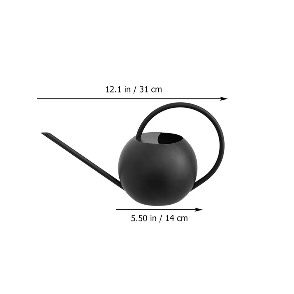 

1pc 1000ml Watering Can Long Spout Watering Kettle Stainless Steel Watering Can