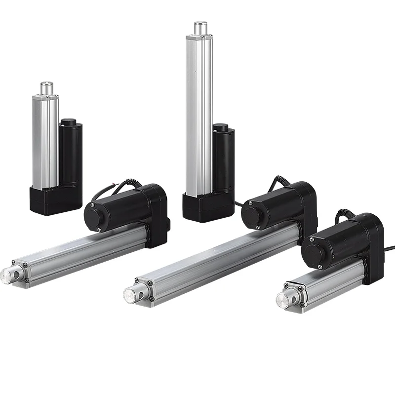 1000mm Linear Actuator DC24V DC12V 2000N 200KG 850mm 900mm 950mm Stroke Electric Lift Push Drag with Bracket No Noise - купить по