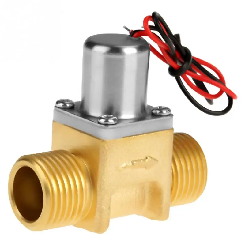DC4.5V 1/2 &quotЭлектрический электромагнитный клапан поток воды импульсный латунный