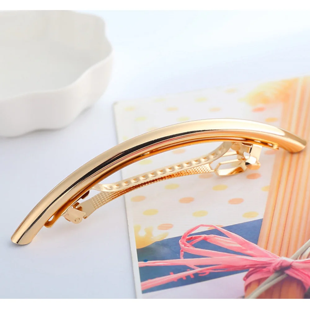 Горячая Распродажа крутые длинные женские зажимы для волос металлическая