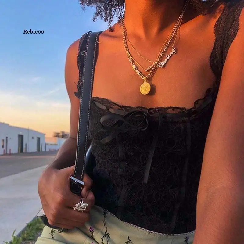 Сетчатый кружевной корсет укороченный топ с бантом в стиле Харадзюку волшебный