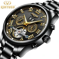 kinyued automatic mens watches top brand luxury mechanical watch men sport waterproof tourbillon watch relogio masculino j011