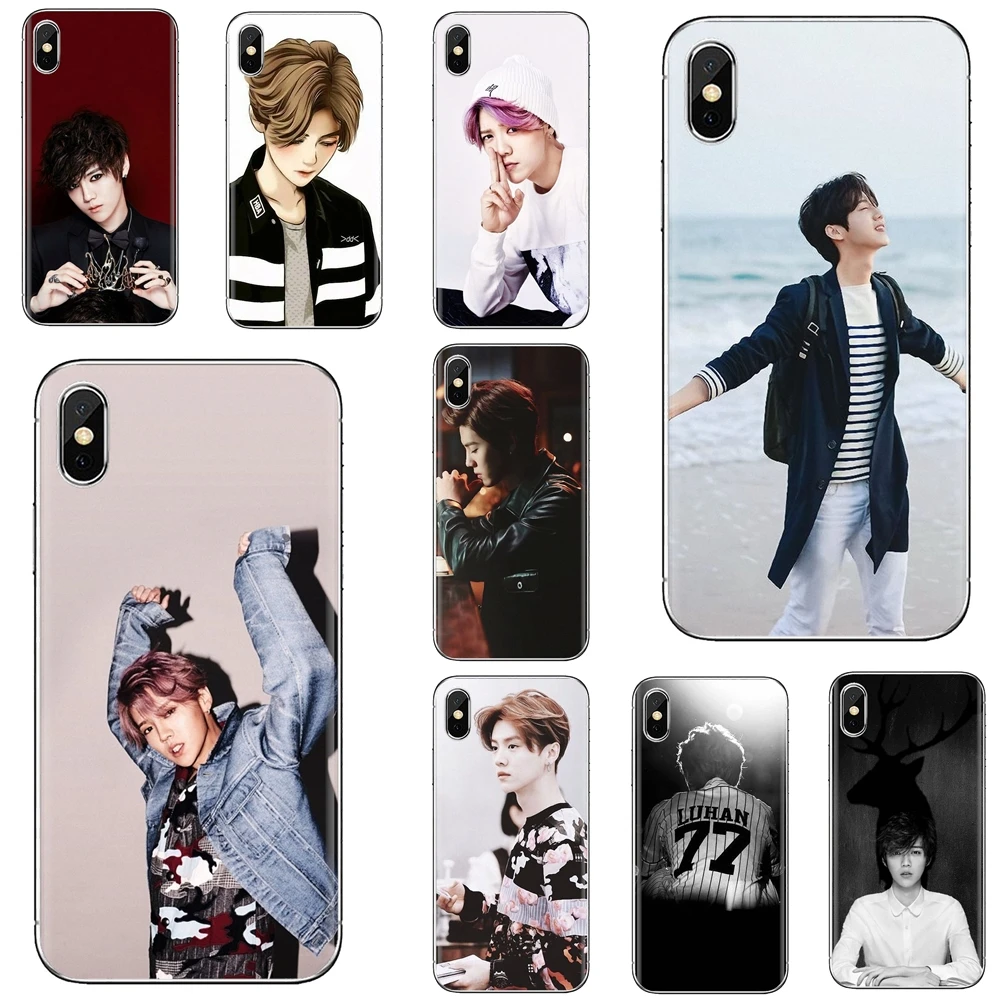 Мягкие чехлы из ТПУ Постер корейской команды KPOP exo luhan для Huawei Y6 Y5 2019 Xiaomi Redmi Note 4 5 6 7