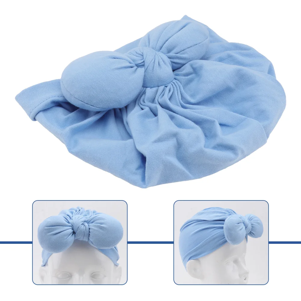 

1pc Bow Cotton Baby Cap Summer Baby Cap Hat Outdoor Infant Hat