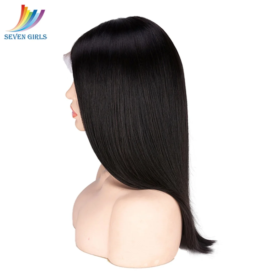 Sevengirls малазийские необработанные человеческие волосы парики естественного