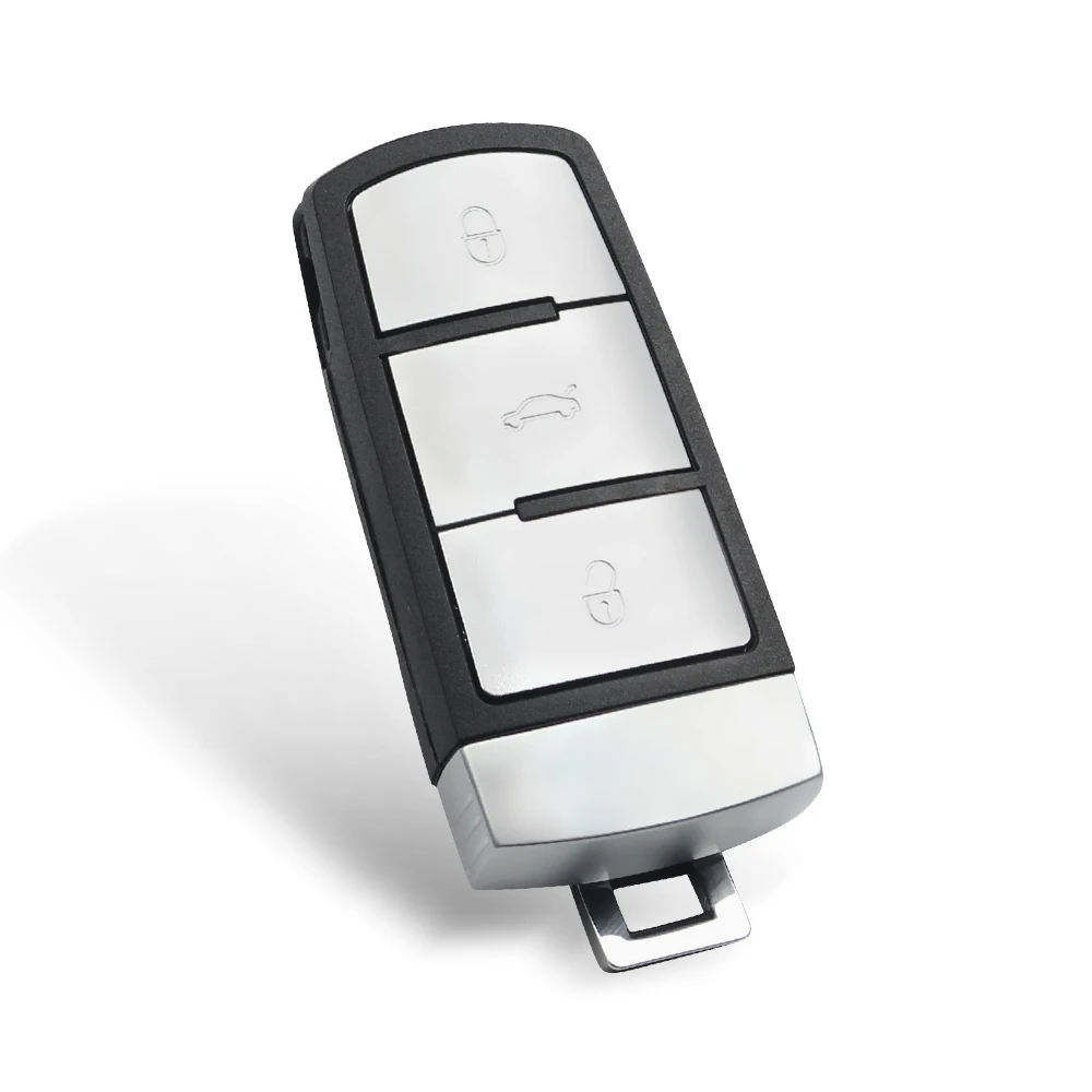 Смарт-ключ KEYYOU для VW 434 МГц с чипом ID48 тремя кнопочными вставными лезвиями Passat B6 3C