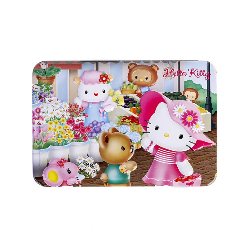Hello kitty 100 частей головоломки для детей 4-8 для детей Обучающие Развивающие головоломки игрушки