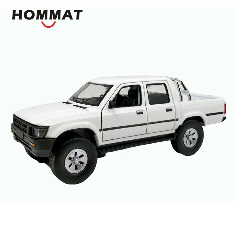 Hommate 1/32 Масштаб Toyota Hilux пикап Грузовик w/анти-ствол танка сплава 1:32 литой под давлением автомобиль игрушечные модели машин игрушечные транспортные средства для детей