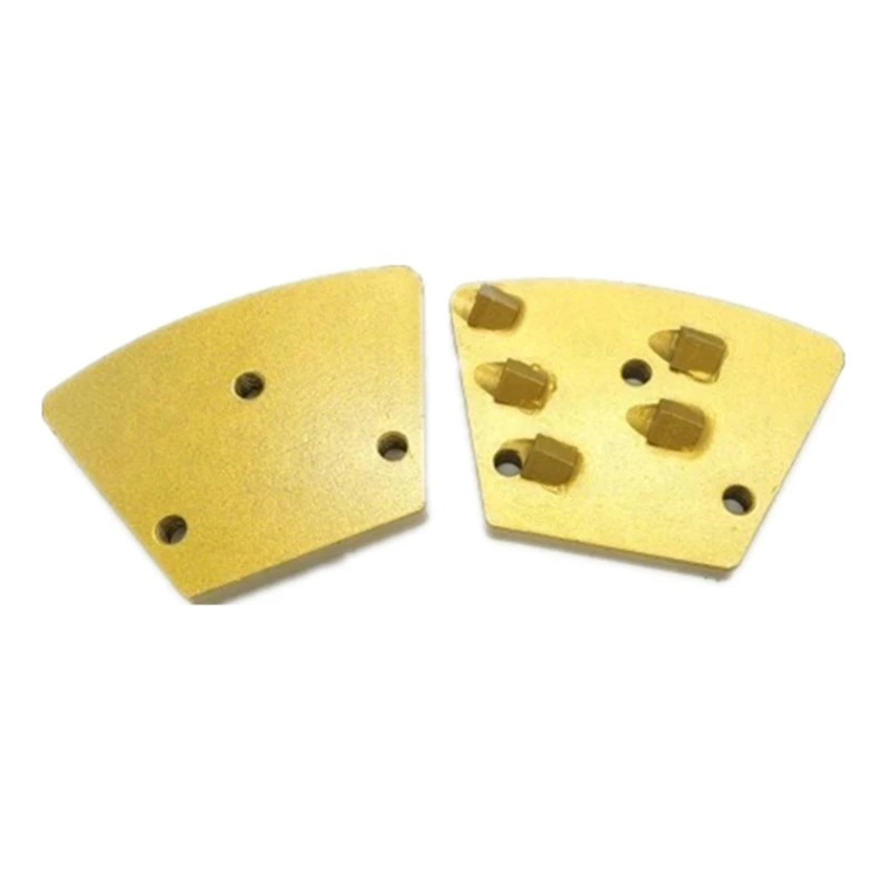 PCD Metal Thread Holes Magnetic PCD Grinding Tools Five Quarter PCD Grinding Shoes For Removing Off Epoxy Paints Glue 9PCS