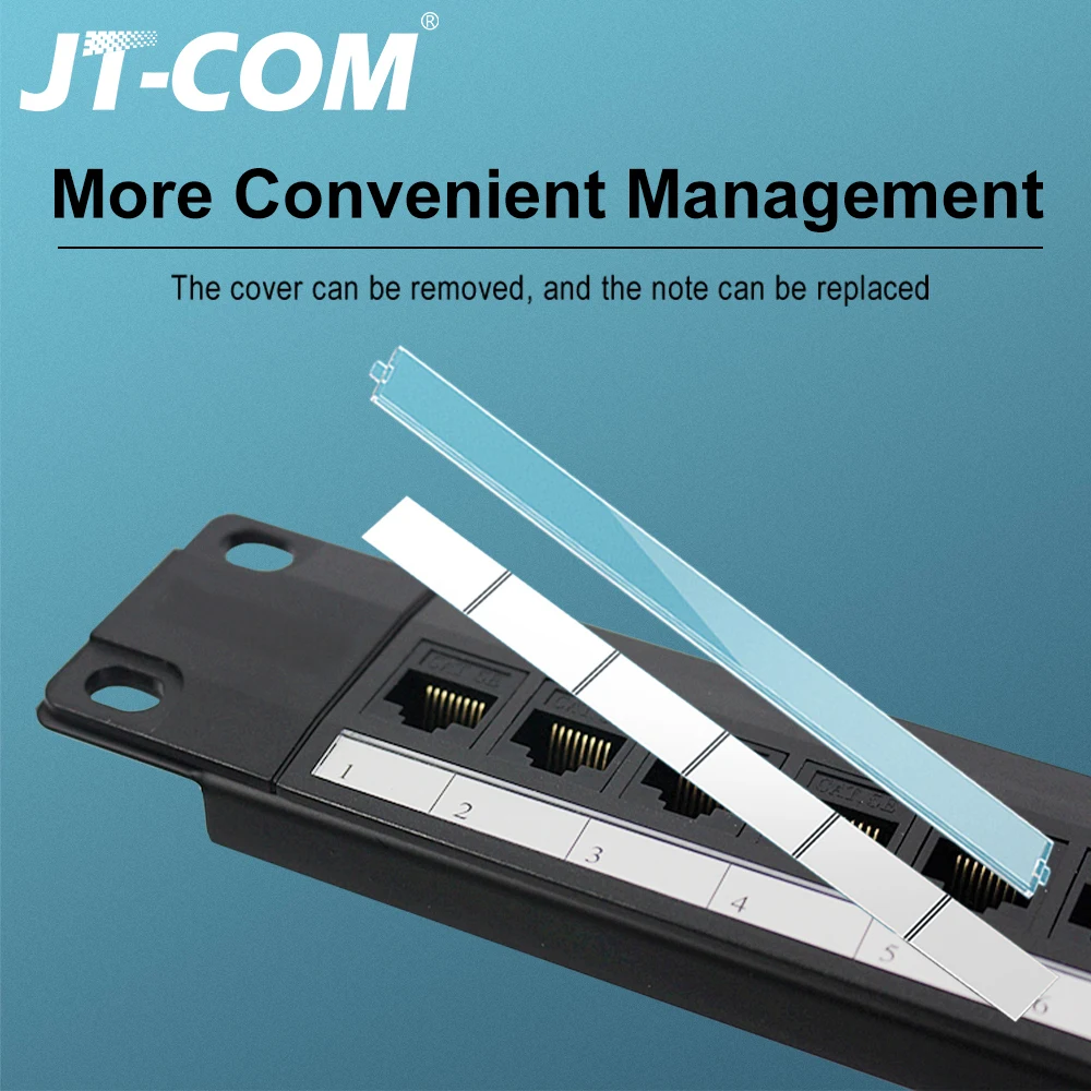 Патч-панель CAT6 с 24 портами сетевой кабель-адаптер RJ45 модульная распределительная