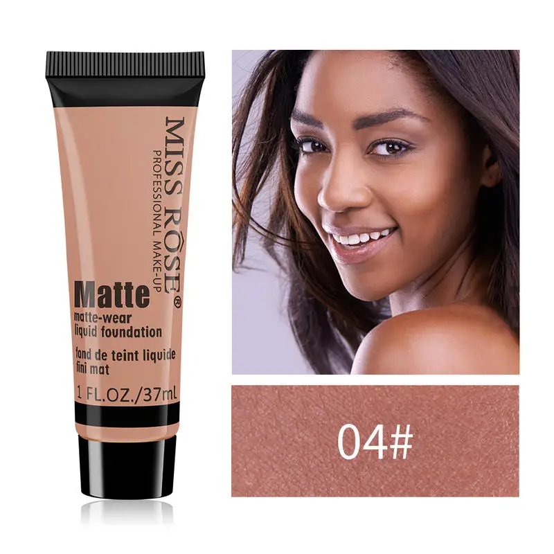 Miss Rose Natural Primer Makeup Matte Long Lasting Oil Control Liquid Foundation Cream Waterproof Concealer 37ml Cosmetic | Красота и