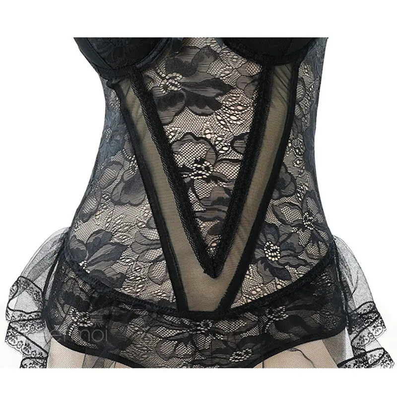 

Sexy Lingerie Black Bra Set Costumes Women Sexy Underwear Temptation Erotic Lingerie Porno Costumes Teddy Sleepwear