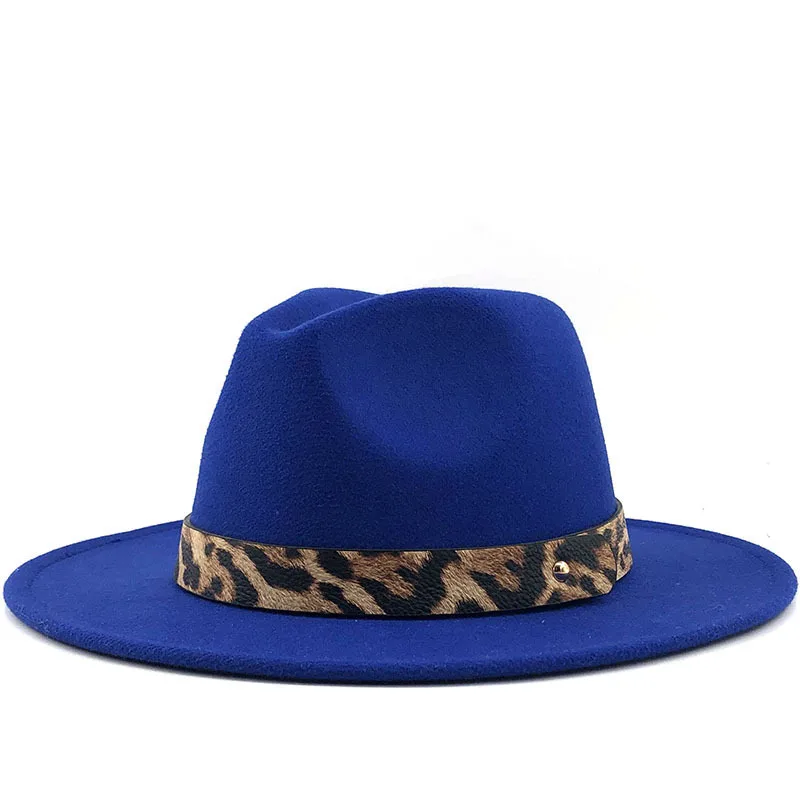 Лидер продаж 2020 женская и мужская джазовая Панама шерстяная фетровая шляпа