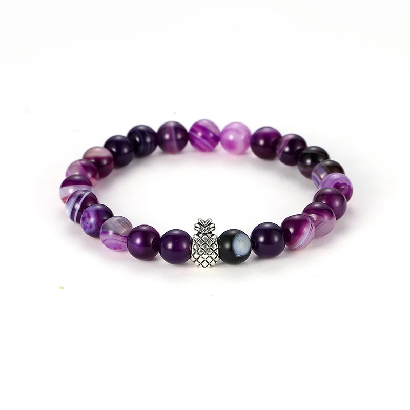 Женский и мужской браслет с натуральным тигром камнями 16 стилей ретро