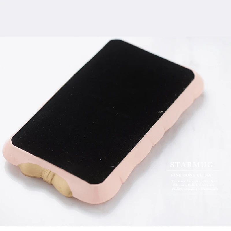 2 шт. европейский стиль лотки для хранения тортов с бантом органайзер макияжа