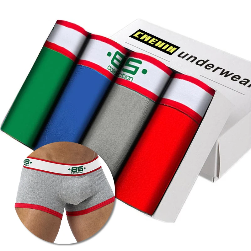 Боксеры мужские сетчатые пикантное нижнее белье шорты боксеры Трусы в полоску