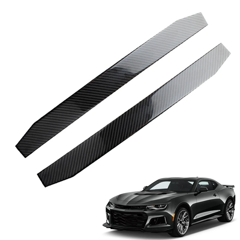 

For Chevrolet Camaro 2017-2019 Carbon Fiber Door Sill Scuff Pedal Protect Cover Trim Auto Door Sill Anti-Dirty Stickers