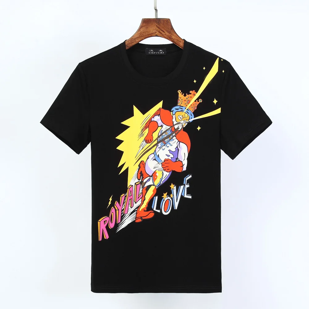 Мужские дизайнерские футболки DUYOU с принтом китайской драматической маски