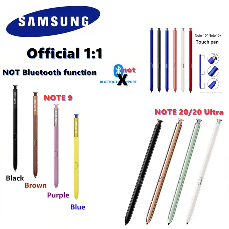 Samsung-Bol&iacute;grafo t&aacute;ctil oficial 1:1 para Galaxy Note 9/NOTE 10 10 + NOTE 20 20 Ultra S, con logotipo de samsung, no con Bluetooth-0