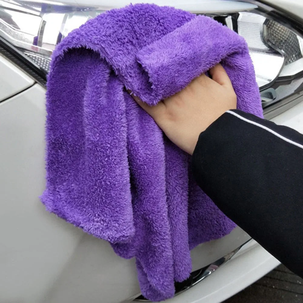 

40X40CM Super Absorbent Car Care Wash Cleaning Cloth Microfiber Towel Ultra Soft Car Polishing Plush Washing Drying Towel