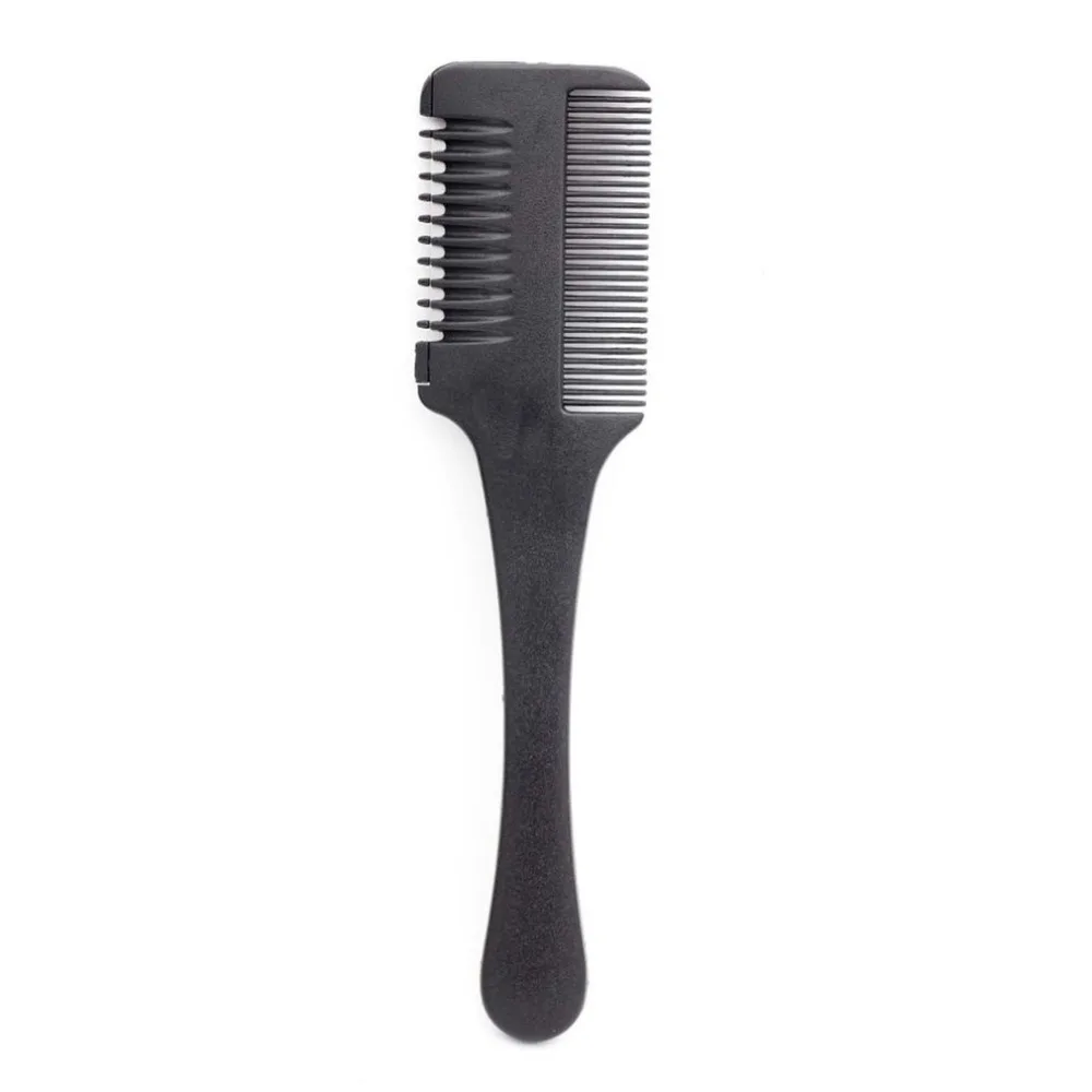 

New Double-sided Cutting Knuckle Comb with Stainless Steel Double-sided Blade Hair Styling Comb for Home Salon