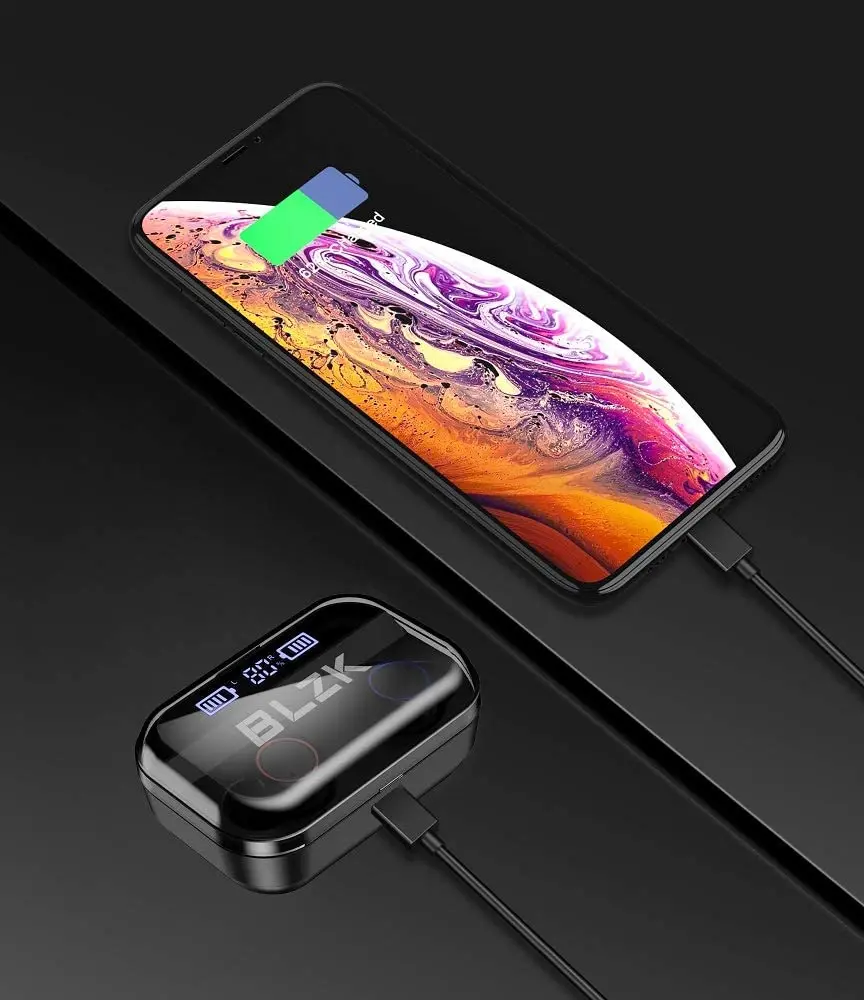 Оригинальные беспроводные наушники BLZK TWS вкладыши Bluetooth премиум класса 5 0