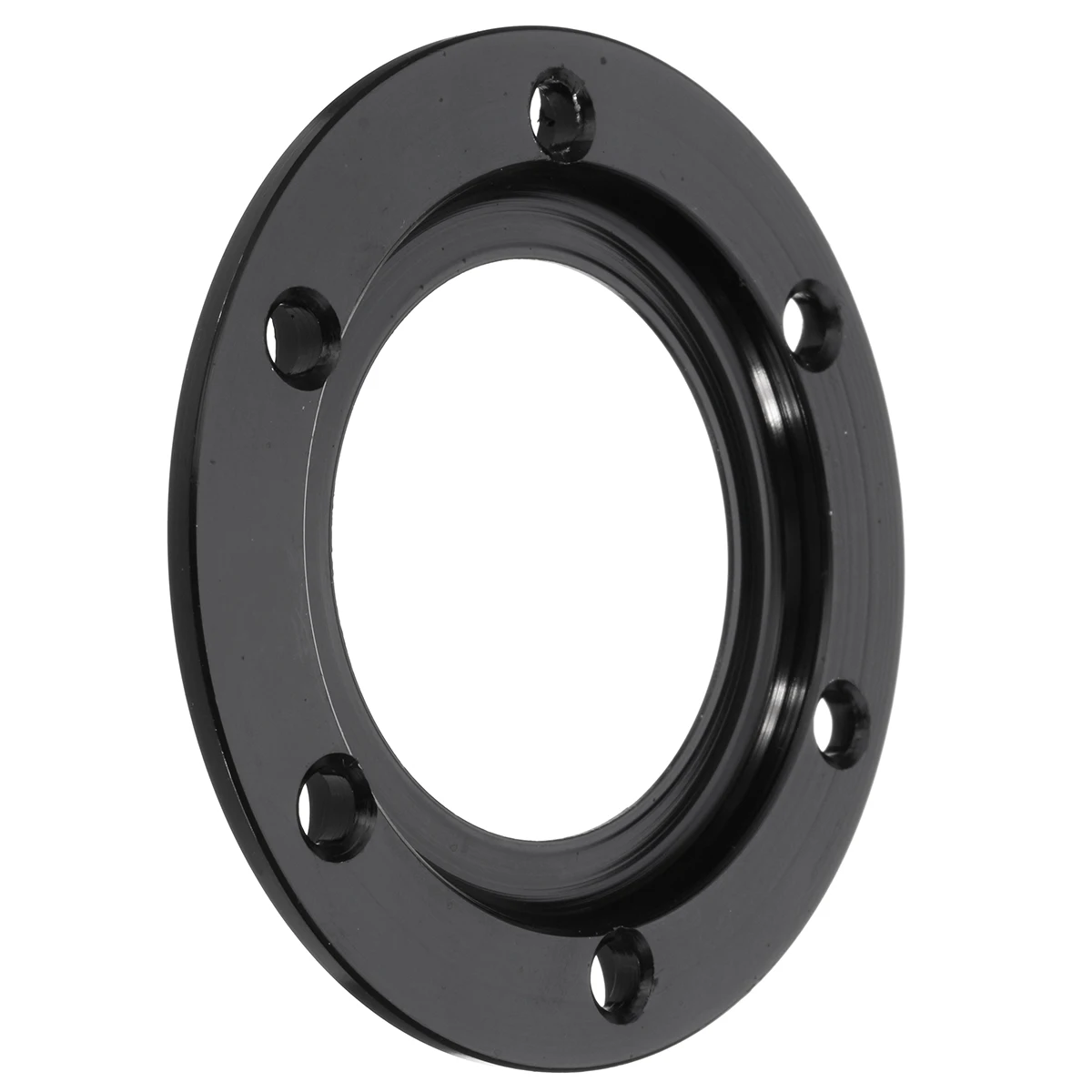 Гоночный автомобиль 6 болтов рулевое колесо с роговыми пуговицами черный