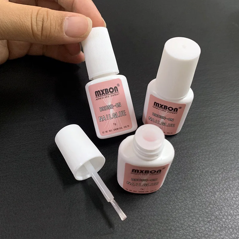 

7g Nail Glue Mxbon Fake Tips Acrylic Pegamento Para Unas Nail Accessories Tool for False Nail Rhinestone Glue Colle A Faux Ongle
