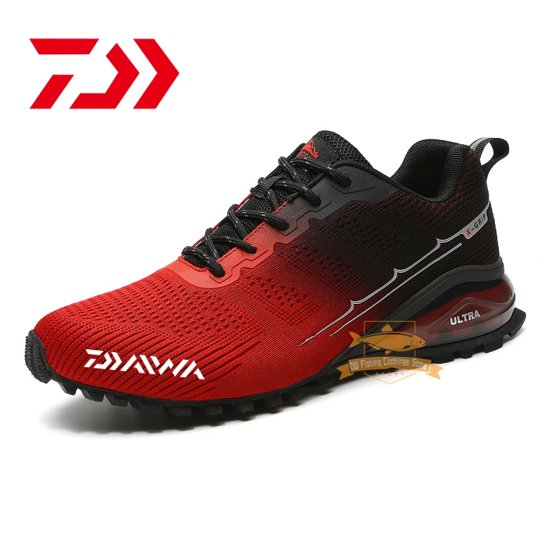 

Туфли Daiwa мужские для рыбалки, дышащие удобные нескользящие кроссовки для бега, спорта на открытом воздухе, путешествий, езды на велосипеде, ...