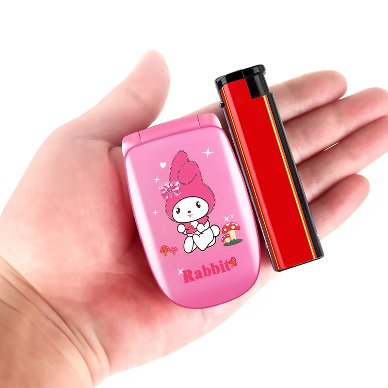 

Original Doov W11 Mini Cute Student Porket Filp Cell Phone With 1850mAh Vibrate Bluetooth FM Radio MP3 Player Smallest Telephone