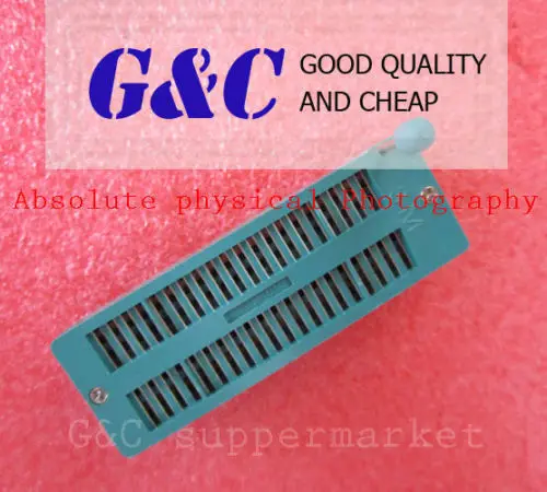 Разъем 40P 40Pin ZIF ZIP IC Тест Тестер плата Гнездо хорошее качество | Электронные