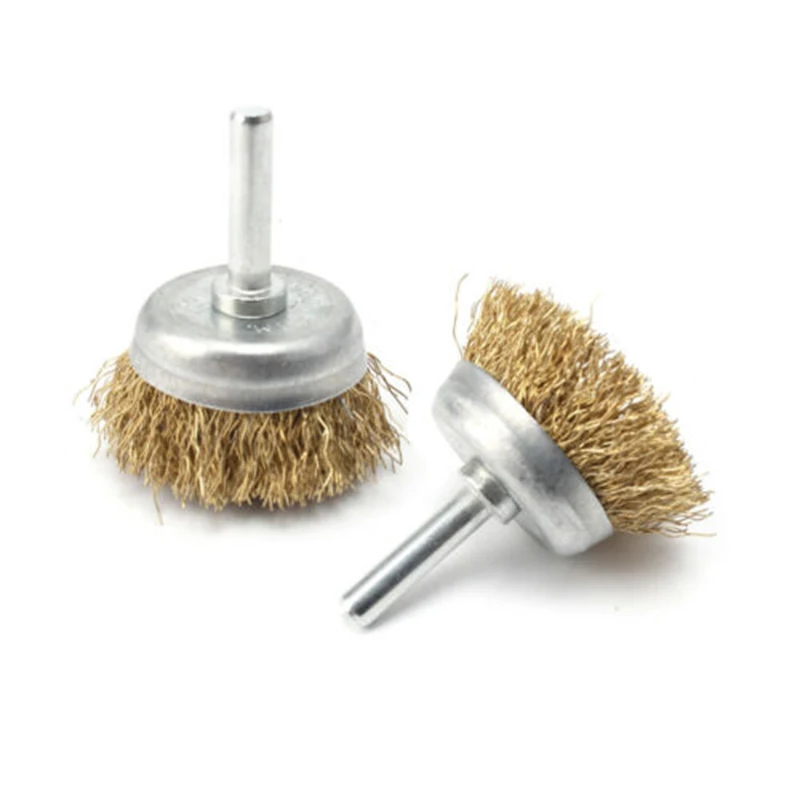 

Steel Wire Brush For Cleaning Hand Tools Rust Sanding Grinding Drill 6mm Rod
