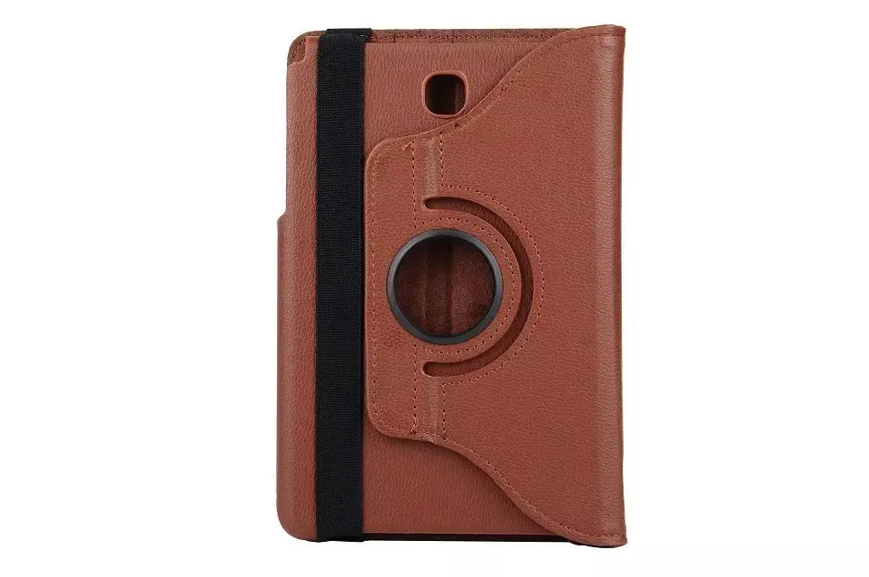 brown Чехол для samsung Galaxy Tab A 9,7 T550 T555 pu кожаный вращающийся на 360 чехол-подставка для Galaxy Tab A 9,7 чехол для планшета+ ручка - Цвет: brown