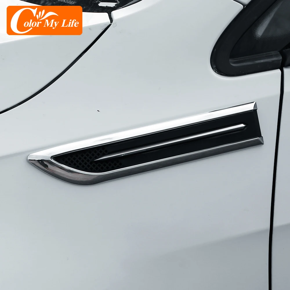 Боковая Модифицированная наклейка из АБС-пластика для автомобилей Fiat 500 Punto C4 Renault