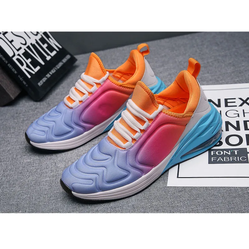 Couple Sneakers Women Casual Shoes Increase Air Cushion Brand Light Running shoes Girls Big Size Breathable Slip Spring Autumn | Спорт и