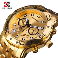 mens quartz watch chronos golden watches for men ben nevis 2020 luxury business clock male with box waterproof montre homme