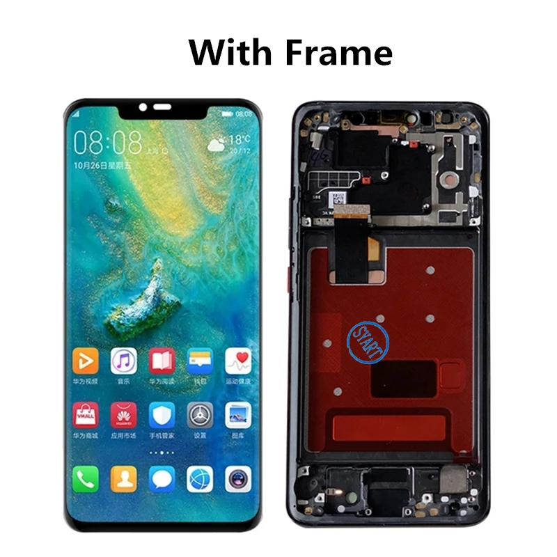Pantalla LCD con huella dactilar para Huawei Mate 20 Pro, montaje de digitalizador con pantalla t&aacute;ctil, repuesto para Huawei Mate 20 Pro-2
