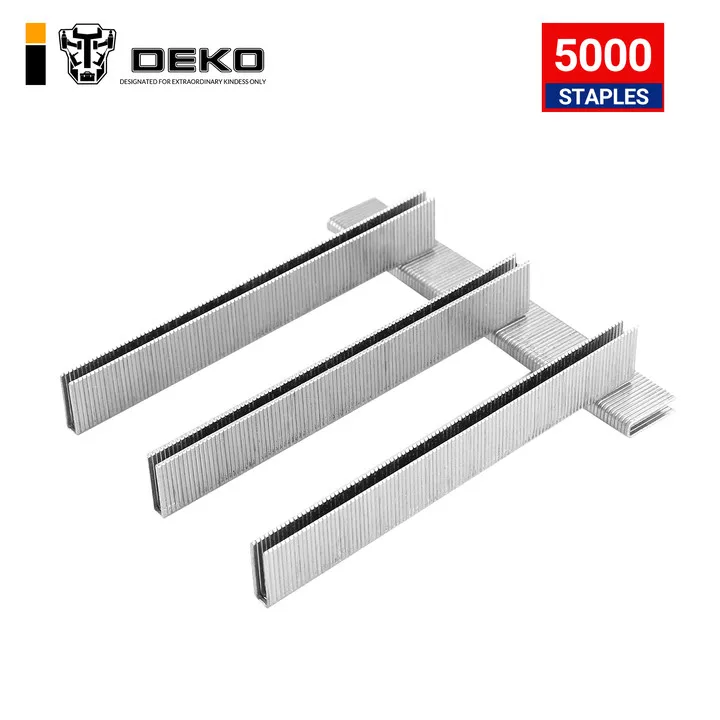 Скобы U/T-образные для степлер-пистолет DKET01/02 DEKO, 5000 шт.