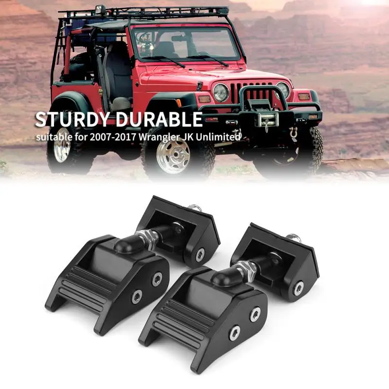 2 шт. металлический замок с защелкой для крепления Wrangler JK Unlimited 2007 2017|Крышки