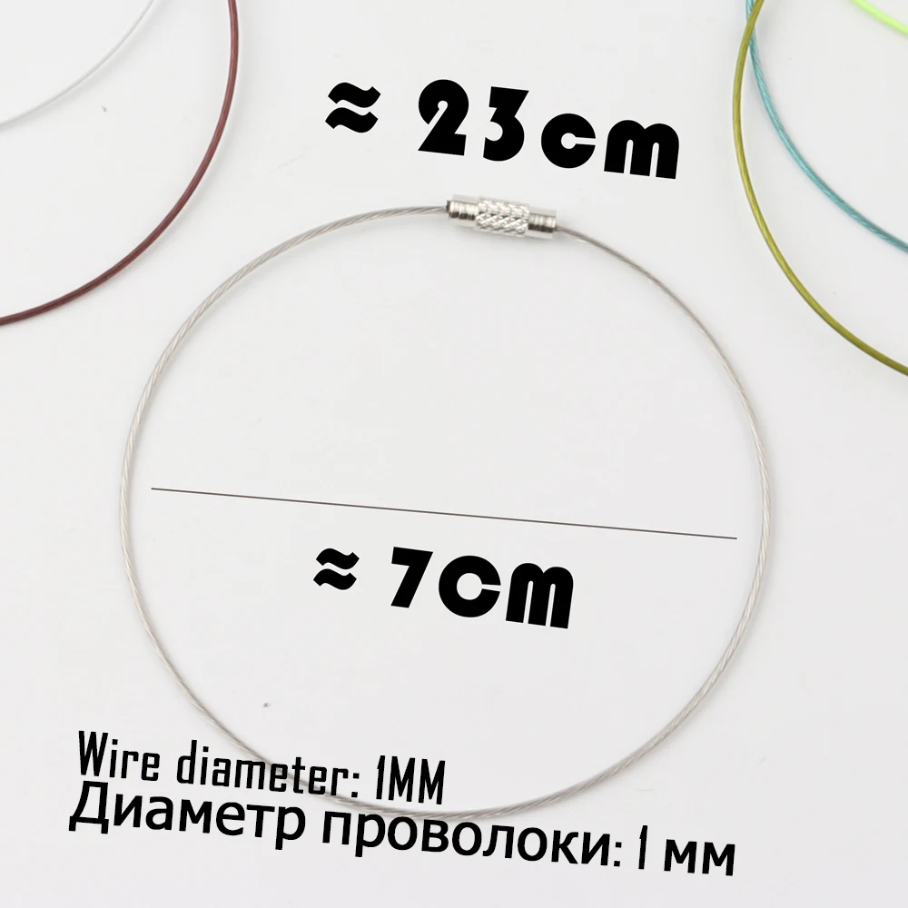 Круглый брелок для ключей из нержавеющей стали 20 цветов | Украшения и аксессуары