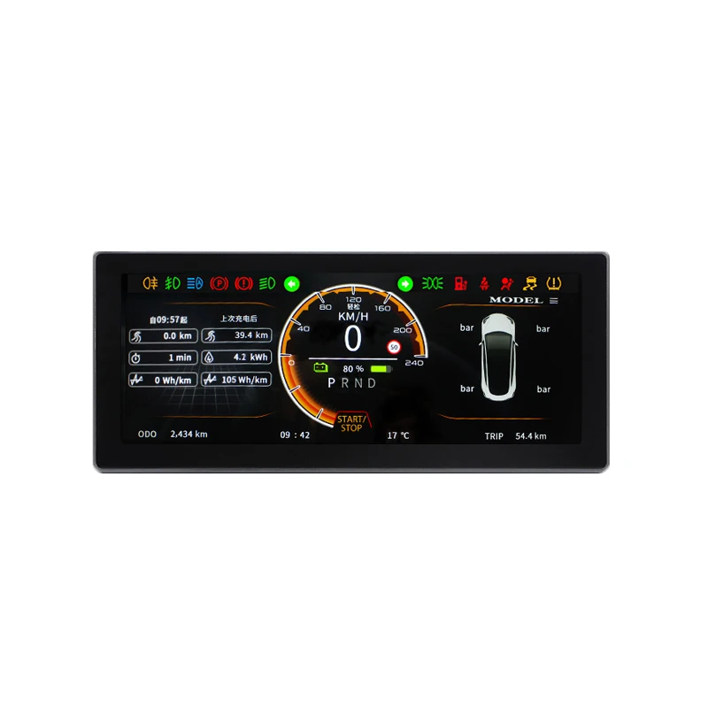 

For Tesla Model 3 Y Digital Performance LCD Liunx Car Instrument Dashboard Display Head Unit GPS Navigation Multimedia carplay