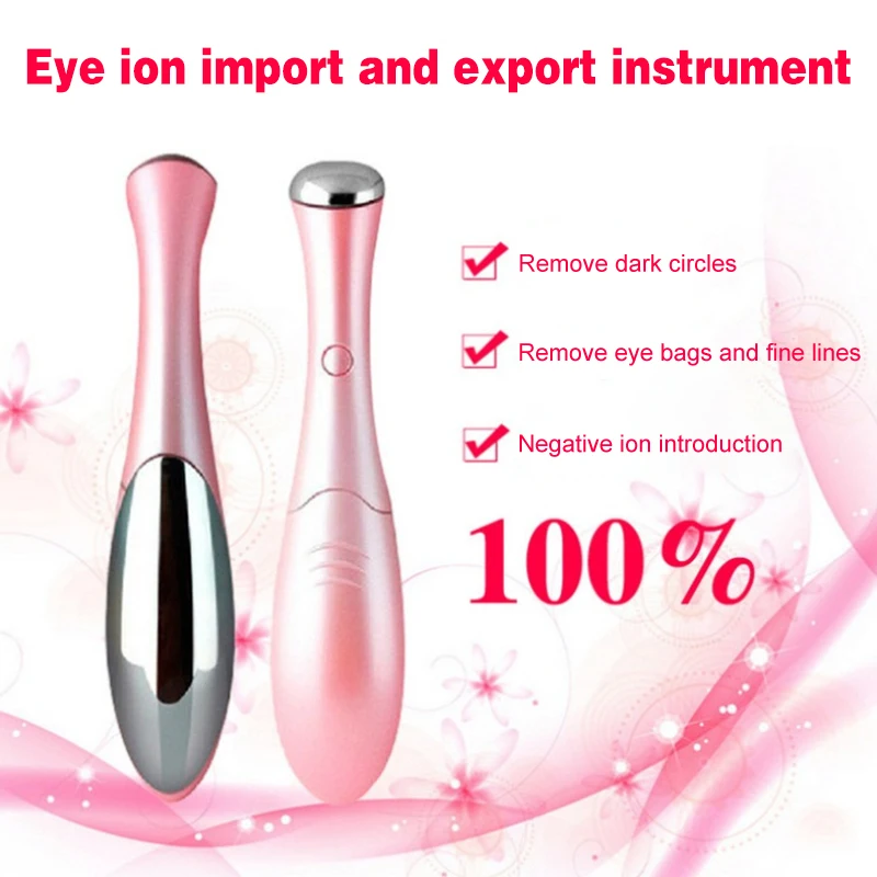 

Eye Electric Massage Device Pen Mini Thin Face Stick Wrinkles Dark Circle Puffiness Removal Eye Face Massager EF