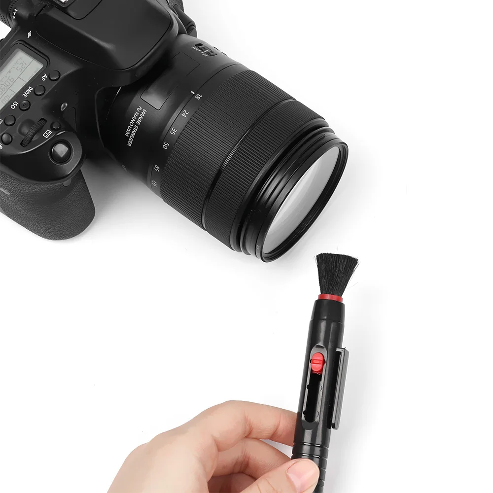 Выдвижная щетка для чистки объектива камеры ручка очистки пыли Canon Nikon sony DSLR SLR DV портативный очиститель