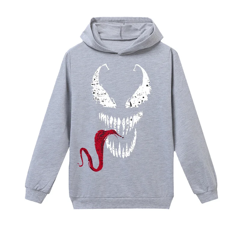 Venom/весенне-осенние свитшоты для малышей; толстовки с длинными рукавами и принтом Белоснежки для мальчиков и девочек; Детские свитшоты