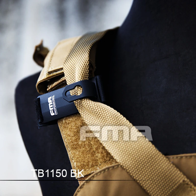 Fma карбоновый шлем слинг duraflex Tb1150 Открытый тактический жилет плечевой ремень фиксированный жилет Соединительная Пряжка BK/DE/FG