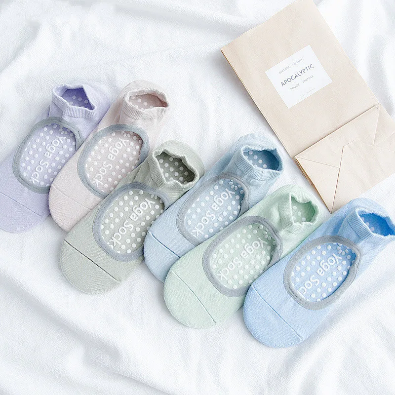 

Спортивные носки для пилатеса, танцев, йоги, женские профессиональные нескользящие носки с лямкой на шее для занятий в тренажерном зале, для пола