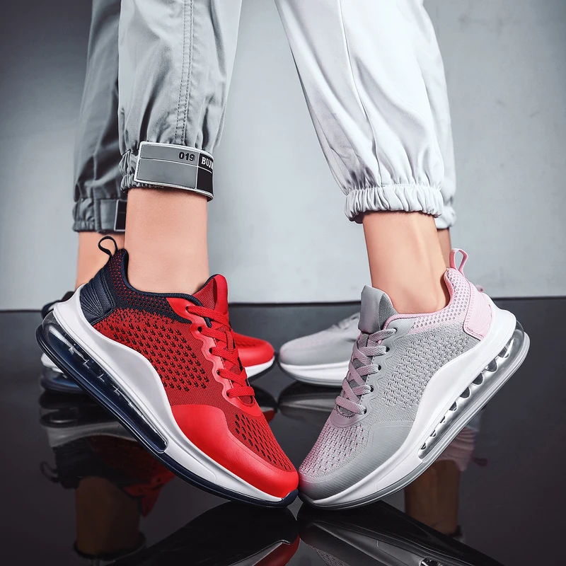 Разноцветные кроссовки для бега женщин и мужчин Большие размеры 36 46 Кроссовки